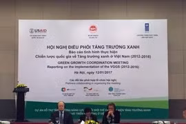绿色增长协调人会议暨越南绿色增长国家战略落实情况报告会（图片来源：越通社）