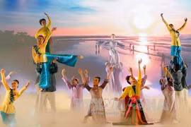 题为“美丽祖国”的联谊晚会在胡志明市举行