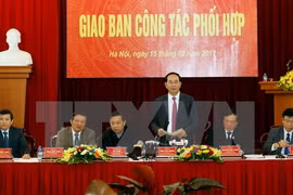 陈大光主席出席会议并发表讲话