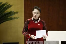 越南国会主席阮氏金银。