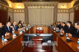 会见现场（图片来源：越通社）