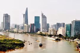 ​附图：胡志明市一角。（图片来源：越通社）