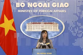 越南外交部发言人黎氏秋姮（图片来源：越通社）