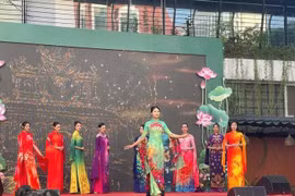 奥黛有助于推广越南文化。图自baomoi.com