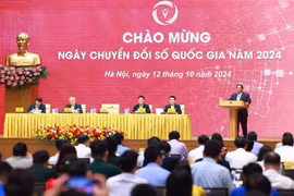 范明政在2024年国家数字化转型日响应活动上发言。图自越通社