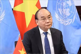 越南国家主席阮春福出席全球抗击新冠肺炎疫情峰会