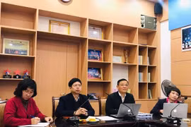 越南一流医生对岘港市肺科医院新冠肺炎危重症患者进行会诊