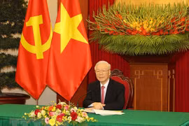 越柬老领导人会晤在河内举行