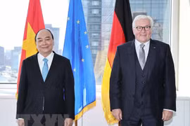 越南国家主席阮春福会见德国总统 离开纽约市启程回国