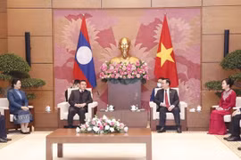 老挝国会主席赛宋蓬结束对越南的正式访问