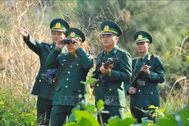 新春执勤 边防部队努力确保人民的平安生活