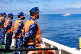 越中海警2021年第二次海上联合巡逻圆满结束