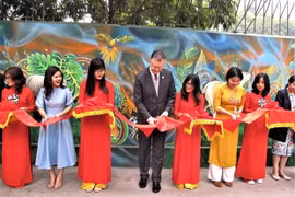 河内市“清洁环境——绿色星球”壁画项目竣工验收