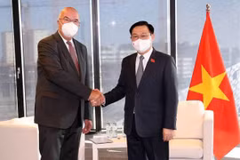 越南国会主席王廷惠会见奥地利部分企业代表