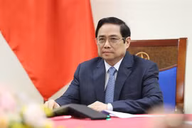 越南政府总理范明政与奥地利总理库尔茨通电话