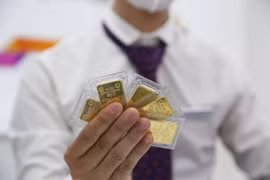 5月31日上午越南国内市场黄金卖出价接近5700万越盾