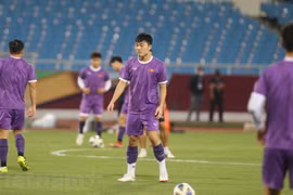2022年卡塔尔世界杯亚洲区预选赛12强赛B组第五轮比赛：越南准备迎接“绿色武士”