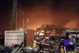 泰国曼谷郊区一化工厂发生爆炸 造成至少21人受伤