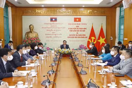 越老两党就党的纪律检查工作进行视频会谈