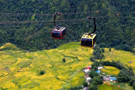 番西邦缆车对沙坝旅游的贡献