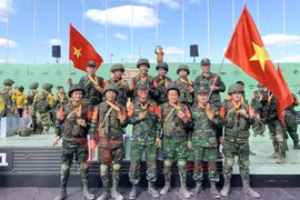 2021年国际军事比赛：越南人民军参赛队在各场比赛中表现出色