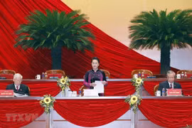 越共十三大筹备会议发表新闻公报