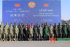越中两军卫勤联合演习取得圆满成功