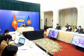 越南外交部部长裴青山出席第22届东盟与中日韩外长视频会议