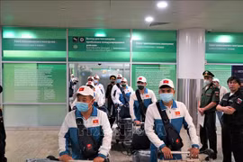 越南人民军代表团参加2021年国际军事比赛