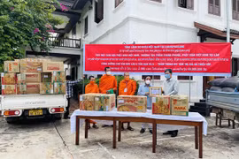 越南佛教协会助力老挝中央佛教联盟渡过疫情难关