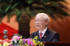 越共中央总书记、国家主席阮富仲向大会致谢