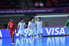2021国际足联室内五人制足球世界杯：越南队以3比2击败巴拿马队