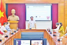 文化体育与旅游部领导以视频方式与越南2020年残奥会代表团会面