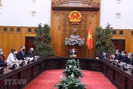 越南政府总理阮春福会见联合国驻越大使和代表