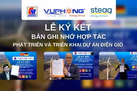 越德两国企业签署风电发展项目合作协议