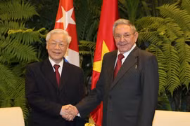 古巴共产党中央委员会第一书记致电祝贺越共中央总书记、国家主席阮富仲