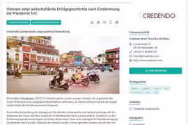 欧洲信用保险公司：越南续写经济发展的成功故事