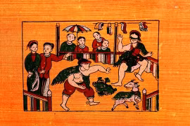 越南民间画引起法国学者的喜爱