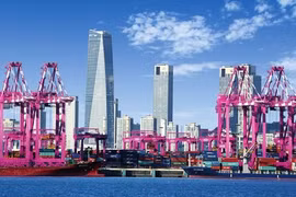 韩国前往越南和泰国的集装箱运输新路线正式投运