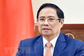 越南政府总理范明政与以色列总理通电话
