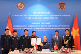 越南海警与印尼海警加强航行自由安全合作