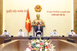 越南国会常委会召开第58次会议