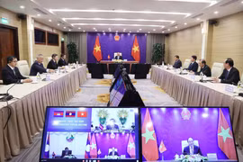 越老柬三国领导人举行视频会谈
