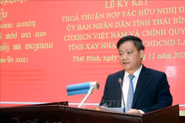 太平省与老挝沙耶武里省签署友好合作协议 