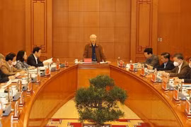 越共中央总书记阮富仲主持召开中央反腐败指导委员会常委会会议
