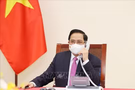 越南政府总理范明政与泰国总理巴育·占奥差通电话