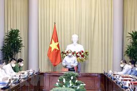 国家主席阮春福就2021年特赦的决定召开会议