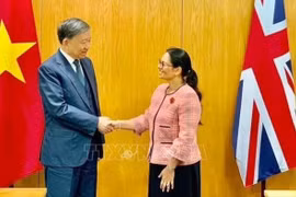 越南公安部部长苏林同英国内政大臣举行会谈