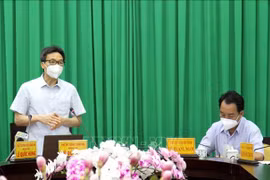 政府副总理武德儋就新冠肺炎疫情防控工作赴永隆省进行工作座谈