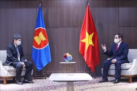 越南政府总理范明政会见东盟秘书长林玉辉
